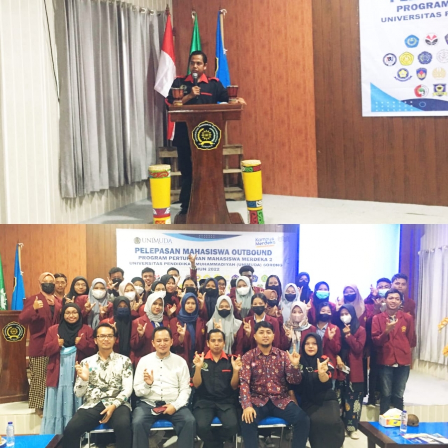UNIMUDA Sorong Lepas 141 Mahasiswa Outbound PMM 2 Tahun 2022